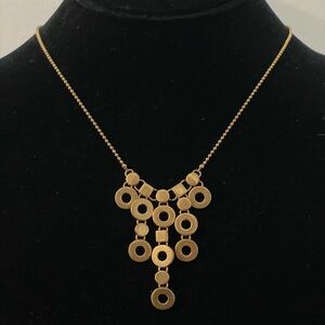 Vintage Landau gold tone chain necklace